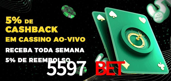 Promoções do cassino ao Vivo 5597 bet